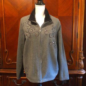 Nice "Croft & Barrow" Gray Jacket